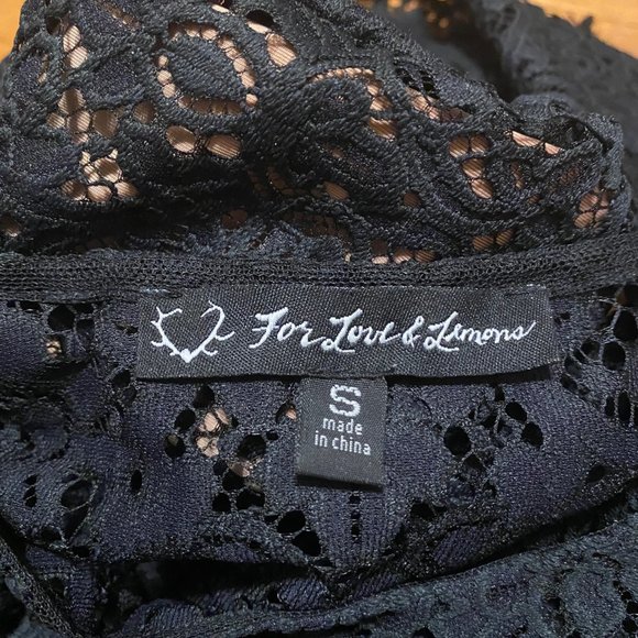 SET BLACK EYELASH LACE LONG TOP BELL MINI SKIRT - Picture 9 of 16